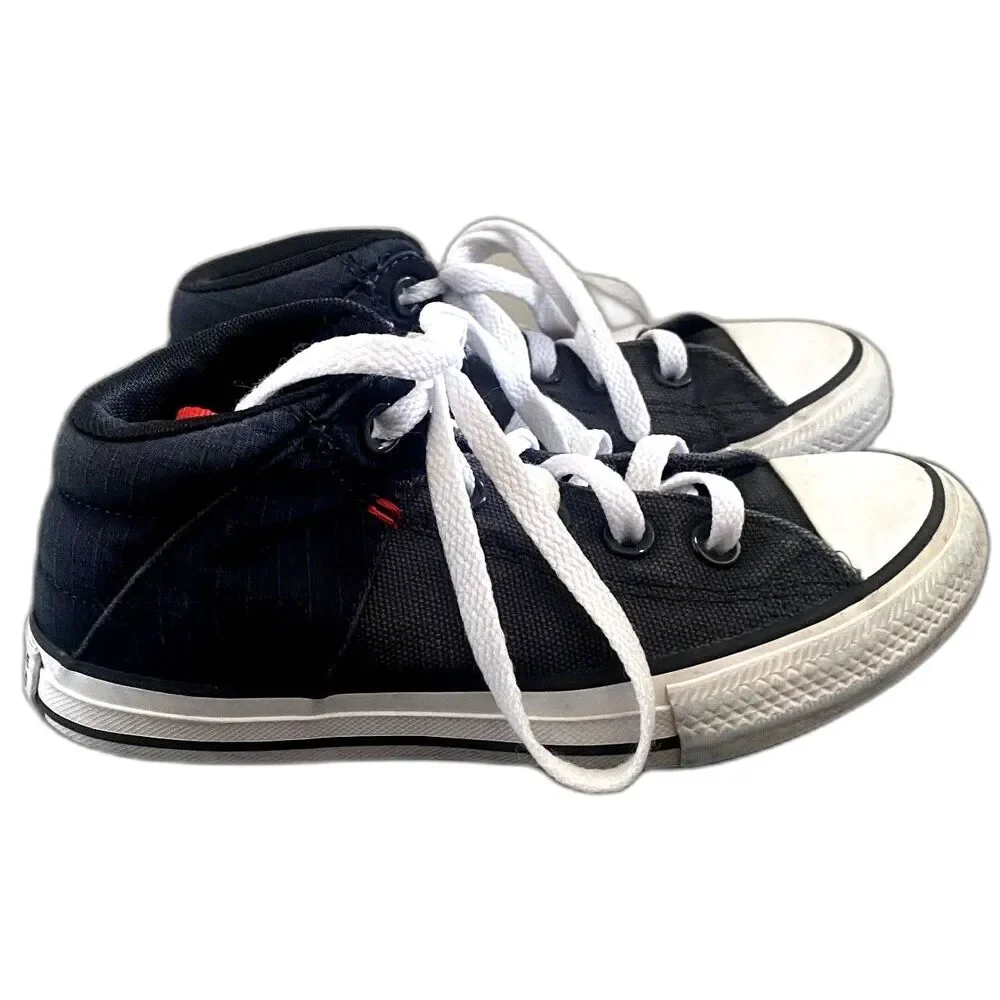 Converse Chuck Taylor All Star Axel Mid Top‎ Sneakers Black Grunge Youth Size 13